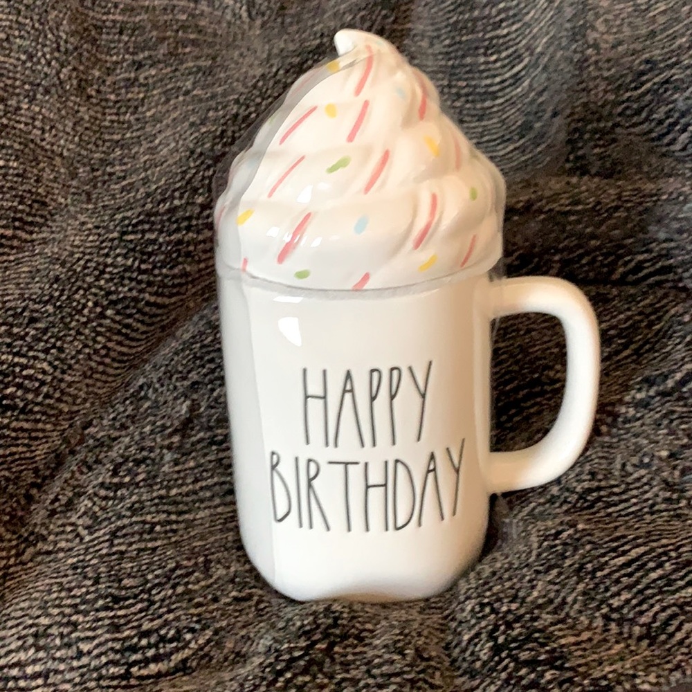 Rae Dunn birthday mug
